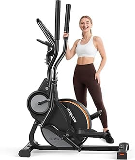 - Elliptical Exercise Machine, 3-in-1 (Elliptical + Cardio Climber + Stair Stepper) Elliptical Machine for Home with 45°Incline, 15.5 in Stride, 16-Levals Resistance, Quiet Magnetic System