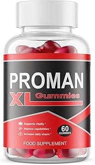 PromanXL Testo Gummies for Men - Powerful Natural Ingredients/New & Sealed - 60 Gummies/Supplement Heaven