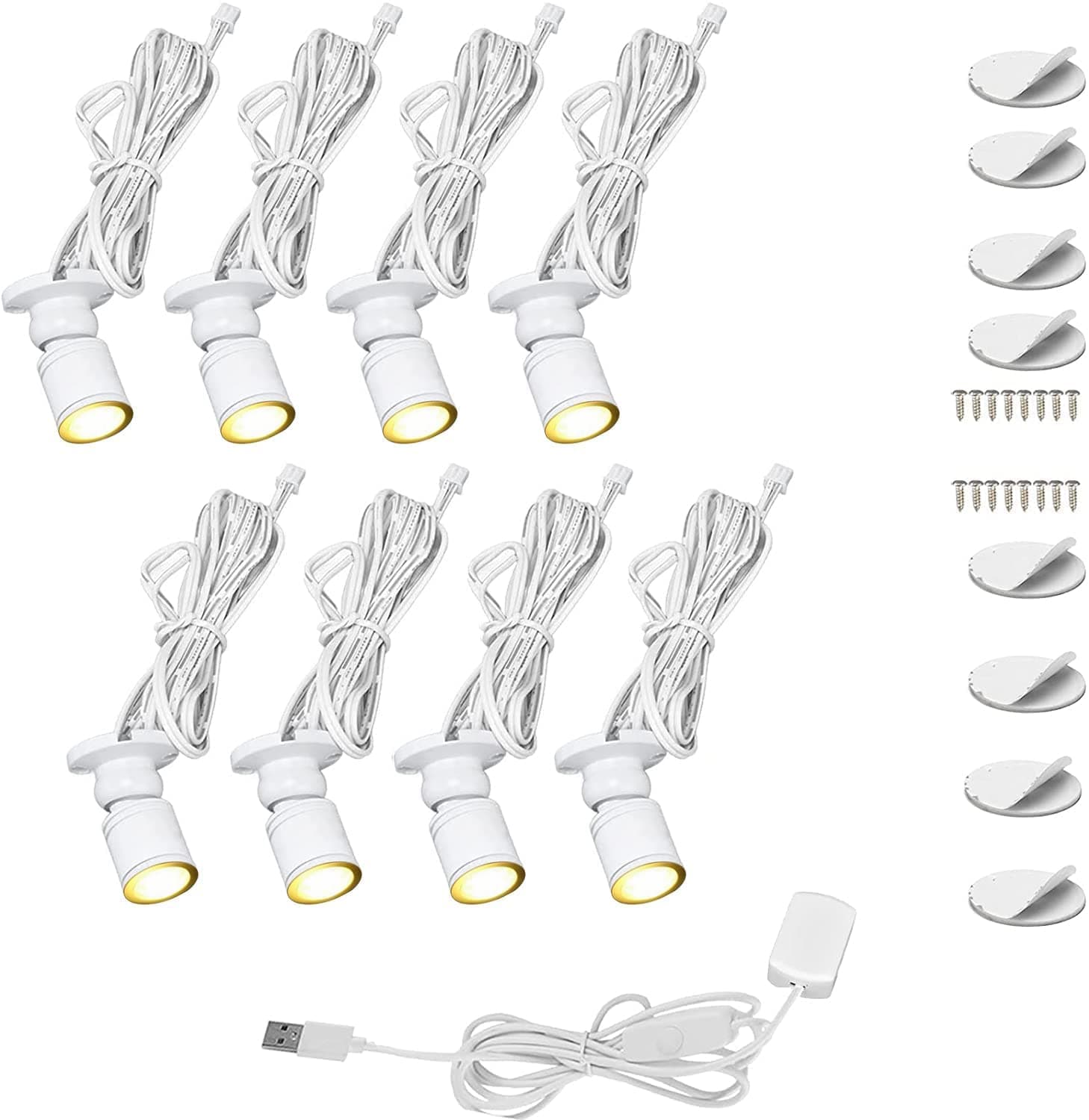 (8)USB Spotlights Kit