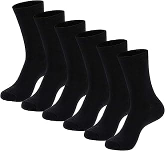MAGIARTE Mens Dress Socks Combed Anti-pilling Cotton Calf Length Moisture Wicking odor Control Casual Crew Socks for Men