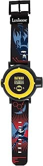 LEXIBOOK - Batman Adjustable Projection Watch Digital Screen – 20 Images of Batman – for Children - Red and Blue - DMW050BAT