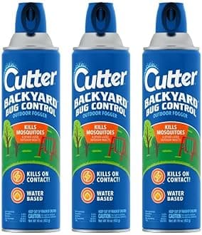 Backyard Bug Control Outdoor Fogger, Kills Mosquitoes, Fleas & Listed Ants, 16 Ounce, 3-Pack