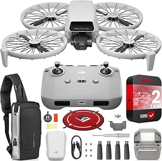 - Flip (RC-N3), Drone with 4K UHD Camera for Adults, Under 249 g, 3-Axis Gimbal Stabilization, Palm Takeoff, Auto Return, 31-Min Flight Time, Intelligent Flight Bundle with Deco Gear Accessories