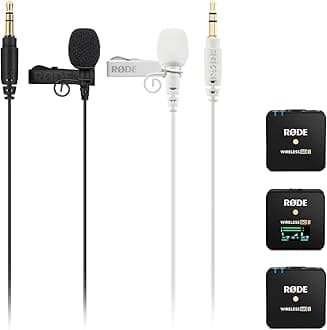 RØDE Lavalier Wedding Pack - Two RØDE Lavalier GO Professional Wearable Microphone+ RØDE Wireless Go II Dual Channel Wireless System