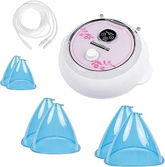 Vacuum Therapy Machine, Cupping Therapy Sets, Multifunctional Cupping Scraping Massager, Body Shape Massage Machine with 3 Pairs Cups for Home Salon Use