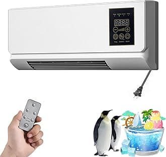 Climafy Portable Air Conditioner, Climafy Air Conditioner Split Max, Ductless Portable Wall Mounted AC/Heating System, Fast Cooling & Heating, with Remote Control, for Home, Office (Style 1)