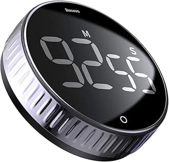 Heyo Rotation Countdown Timer Kitchen Timer Countdown LCD Digital Timer,Good Timing Helper for Home and Work Scenarios