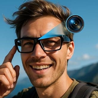 Zetronix Kestrel 4K - 4K UltraHD Camera Video Recording Eye Glasses Covert Hidden Undetecable Cameta Glasses (16GB)