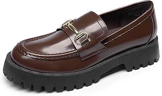 DREAM PAIRS Loafers for Women Platform Chunky Penny Loafer Slip On Casual Dressy Business Shoes with Arch Support