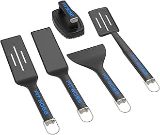 Ultimate Griddle Tool Kit 5-Piece, Black