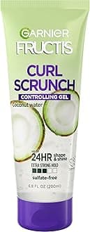 Garnier Fructis Style Curl Scrunch Gel Curl Definition and Control Extra Strong for Unisex - 6.8 oz