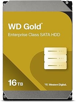WD Gold 16TB HDD 7200rpm 6Gb/s sATA 512MB cache 3.5p internal RoHS compliant Enterprise Bulk