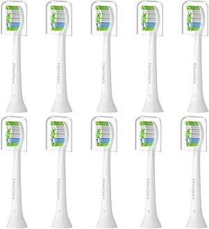 Pisonicleara Replacement Toothbrush Heads(10-pc) Compatible with Philips Sonicare Electric Tooth Brush Electric Tooth Brush Refill 4100 Hx6920 Hx9023