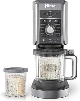 Ninja CREAMi Deluxe 11-in-1 Ice Cream and Frozen Treat Maker for Ice Cream, Sorbet, Frozen Drinks & More, with (2) XL Family Size Pint Containers