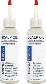 Psoriasis & Dandruff Oil, Dermatologist Approved for Flaky Scalp Relief