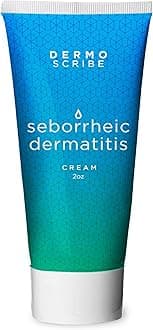 Dermoscribe - Seborrheic Dermatitis Cream, Eczema Cream, Fast-Acting Itchy Skin Relief, Eases Itching, Redness, & Scaling, for Face, Chest & Scalp, 2 oz