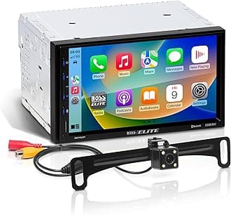 BE7ACP-C Car Stereo - Apple CarPlay, Android Auto, 7 Inch Touchscreen, Bluetooth, No CD DVD Player, Radio Receiver, Backup Camera