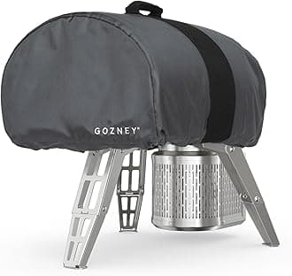 Gozney Roccbox Portable Pizza Oven Cover, 900D Waterproof Cover for Outdoor Pizza Oven with Heavy-Duty Strap for Ease Transport, Black