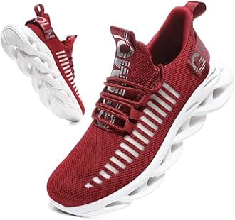 JakcuzWomen's Lace Up Walking Shoes Breathable Ultra Lightweight Sport Casual Ladies Girls Fashion Platform Sneakers