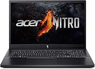Nitro V ANV15-41-R5N6 Gaming Laptop, AMD Ryzen 5 7535HS Hexa-Core Processor, NVIDIA GeForce RTX 4050 GPU, 15.6" FHS 144Hz IPS Display, 8GB DDR5, 512GB SSD, WiFi 6, RGB Keyboard