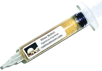 Root Mushroom Farm- 30 Mushroom Liquid Cultures /White Button(Agaricus bisporus)