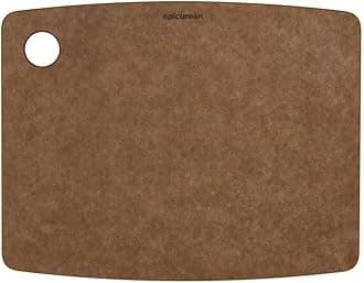 Epicurean Kitchen Series Cutting and Chopping Board, Compressed Wood Composite, 30 x 22.5 x 0.6 cm, Nutmeg Brown
