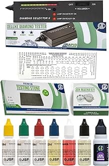 Purity Testing Kit for Diamonds Gemstones Moissanites Gold Silver and Platinum Jewelry Electronic Digital Diamond Tester Machine JSP