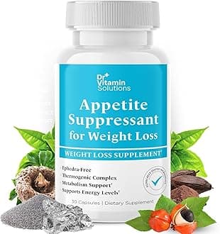 Appetite Suppressant for Weight Loss - Diet Pills for Women w/ Garcinia, Ginger Root, Guarana - Thermogenic Fat Burner & Metabolism Booster for Women & Men | Belly Fat + Energy Support, 30 Caps