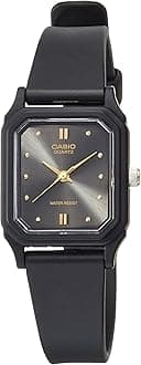 Casio import LQ-142E-1A Wristwatch, Black, Dial Color - Grey, watch