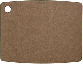 Epicurean Kitchen Series Cutting and Chopping Board, Compressed Wood Composite, 37.5 x 27.5 x 0.6 cm, Nutmeg Brown