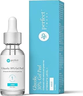 Glycolic Acid 30% Gel Peel - Enhanced with Retinol and Green Tea Extract (Professional Chemical Peel)- 1 fl oz 30mL