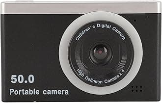 Digital Camera-40MP 1080P Digital Cameras for Photography, 2.4 Inch Screen Point and Shoot Camera with 8X Zoom, Compact Camera for Students Selfie Travel (Black)