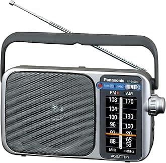 Panasonic RF-2400 AM/FM Radio, Silver by Panasonic