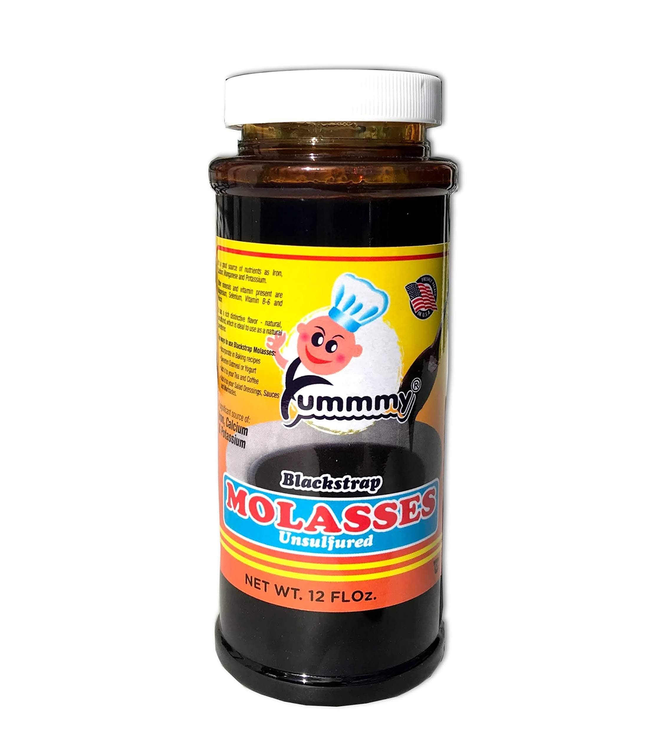 Yummmy Blackstrap Molasses, 12 Fl Oz