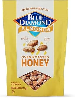 Premium Roasted Honey Snack Nuts for Sweet Treats with Dessert or Healthy Choice 8 oz (Pack of 1)