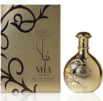 ARABIYAT PRESTIGE Nyla Vani-Elle Eau de Parfum, Unisex Fragrance with Vanilla and Jasmine, 2.7 fl. oz
