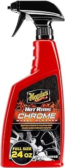 Meguiar's G19124 Hot Rim Chrome Wheel Cleaner - 24oz Spray Bottle
