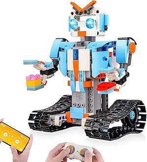 Sillbird STEM Building Blocks Robot Remote Control Engineering Science Toys Kits for 9-14 Year Old