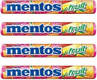 Mentos Fruit Roll, 4 X 29 Gram