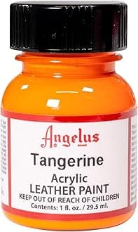 Angelus Acrylic Leather Paint, 1 Fl Oz (Pack of 1), Tangerine
