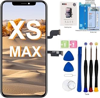 EFAITHFIX for iPhone XS MAX LCD Screen Replacement Black (6.5'')