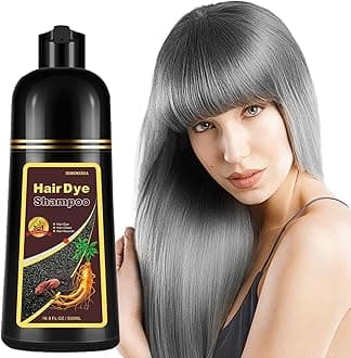 Silver gray hair color shampoo