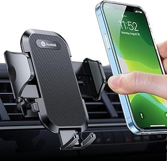 2026 Upgraded Car Phone Holder Mount for Vent, Military Sturdy Metal Clip Air Vent Phone Holder for Your Car Easy Used Cell Phone Car Mount for iPhone 17 Pro Max 15 14 13 Samsung S26 S25