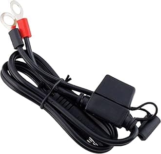 Battery Tender 081-0069-6 Ring Terminal Harness with Black F