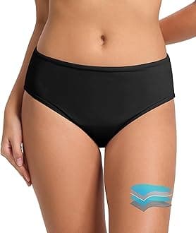 Mid Waisted Period Swim Bottoms