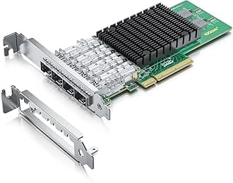 10Gtek for Intel 82599ES Chip Ethernet Converged Network Adapter X520-DA2 For X710-DA4 (4 x SFP+ ports)
