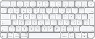 Apple Magic Keyboard: Wireless, Bluetooth, Rechargeable. Works with Mac, iPad, or iPhone; Swiss - White