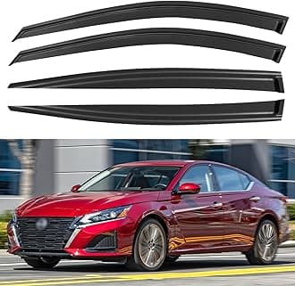 Window Visors Rain Guards for 2019-2026 Nissan Altima, Out-Channel Window Vent Wind Deflectors Visors Shades for 19-26 Altima