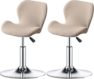 Bar Stool Cover Set of 2/4/6 Shell Back Adjustable Swivel Bar Stools Slipcover,Barstool Protector Covers for Dining Room Kitchen (Color : #7, Size : 2pcs)