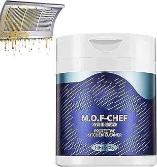M.O.F-CHEF Protective Kitchen Cleaner, Mof Chef Cleaner Powder, Heavy Kitchen Duty Degreaser, Kitchen Oil Pollution Cleaning Powder, Mof Chef Cleaner Powder Kitchen (500g)